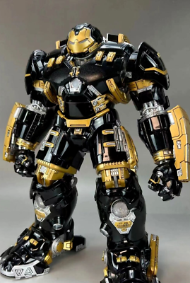 #ad Comicave 1 12 Led Iron Man Black and gold Mk44 Hulkbuster Action Figure New $366.68