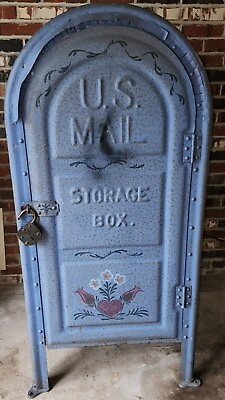 #ad 100 Year Old Original USPS Mail Relay Box $2500.00