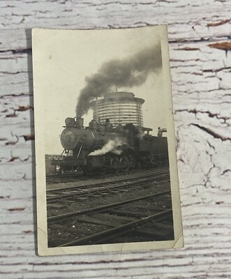 #ad Vintage Original Photo Man On Train Photo Sent To His Family 2” x 4” Bamp;W $9.99