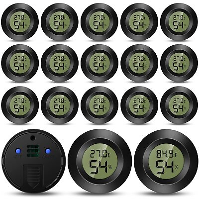 #ad Mini Hygrometer Thermometer Electronic Digital Humidity Meter Gauge Monitor L... $43.32