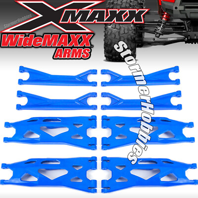 #ad Traxxas X MAXX WideMAXX BLUE Suspension Arms Complete Package With All 8 Arms $84.00