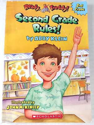 #ad Ready Freddy Second Grade Rules Book Abby Klein $3.99