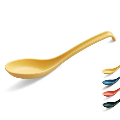 #ad Soup Spoon ECO Friendly Dinner SpoonMade of Food Grade PP BPA FreeEasy Cl... $14.62