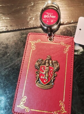 #ad Harry Potter Usj Gryffindor Pass Case With Reel $66.49