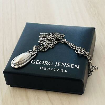 #ad Georg Jensen Necklace Silver 925 Rare $165.48