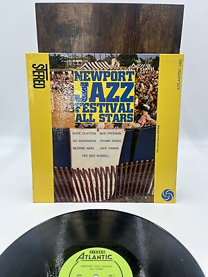 #ad Newport Jazz Festival All Stars Atlantic Green Label LP vinyl NHC3 US 1960 $39.96