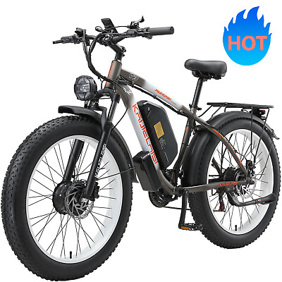 #ad V3 2000W Electric Bike 48V 23Ah 26quot; Fat Tire Mountain Bike for Adults Grey US $1100.00