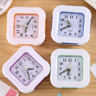 #ad Children#x27;s Small Alarm Clock Portable Table Clock Slip Resistant Design $11.89