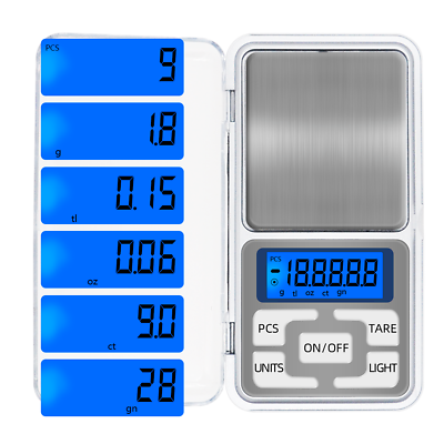 #ad Portable 500g x 0.1g Mini Digital Scale Jewelry Pocket Balance Weight Gram LCD $6.49