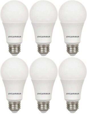 #ad #ad SYLVANIA LED Bulb 100W Equivalent 1600 Lum 17W A21 Lamp Soft White 2700K 6 Pack $19.99