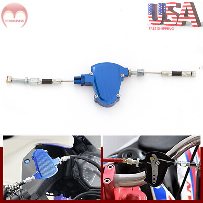 #ad Universal CNC Stunt Clutch Pull Cable Lever Replacement Easy System For CBR600RR $15.99