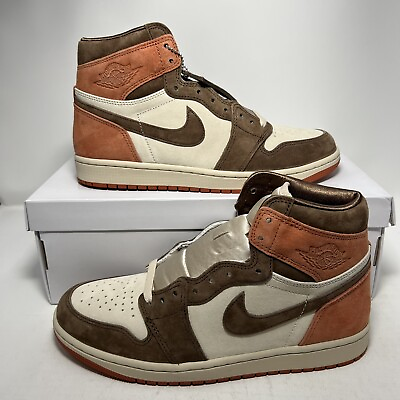 #ad Nike Air Jordan 1 High Dusted Clay Cacao Wow WMNS Sizes FQ2941 200 NEW $174.99