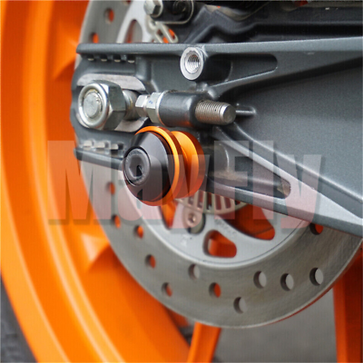 #ad 10mm Swingarm Sliders Bobbin Spools CNC Fit for Yamaha Kawasaki 300R 250R 400R $12.98