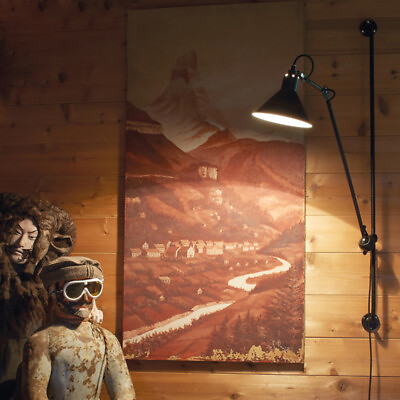 #ad Vintage Wall Sconce Lamp Adjustable Metal Shade Wall Light Wall Plug In Lighting $129.00