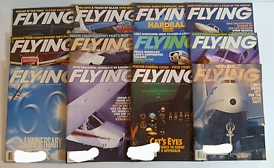 #ad Flying Magazine 12 Issues 1987 Vintage $12.99