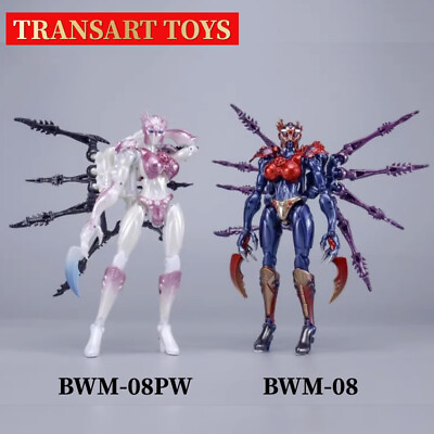 #ad TransArt TA BWM 08 BWM 08PW METAL Blackarachnid Beast Wars BW Spider Figure toys $94.36