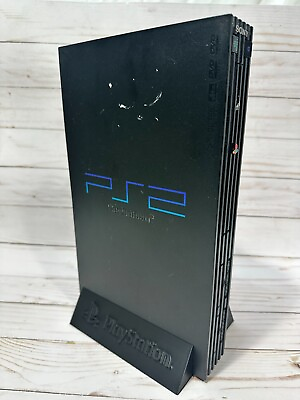 #ad Sony PlayStation 2 Fat Vertical Stand Original PS2 Console Display Case Desk $14.99