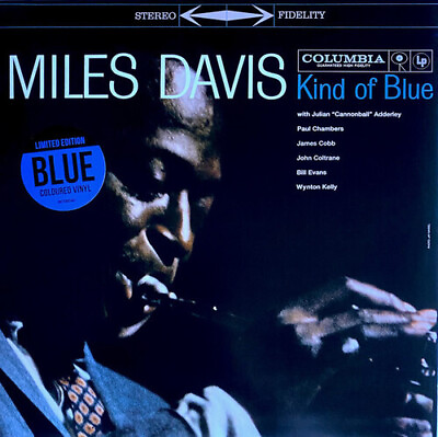 #ad Miles Davis Kind Of Blue Limited Edition Blue Marlbled Vinyl Import Records $25.70