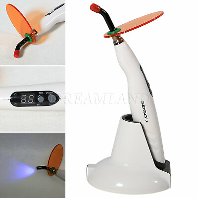 #ad Woodpecker Style Wireless Cordless LED.B Dental Curing Light Lamp Teeth Whiten $28.00