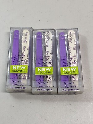 #ad Lot of 3 Wet #x27;n#x27; Wild Emery Boards 955 Travel Size $14.99