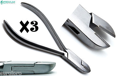 #ad 3× Standard Hard Wire Cutter Plier Tc Tip Dental Distal Orthodontic Tools $37.99