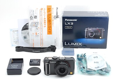 #ad MINT in BOX Panasonic LUMIX DMC LX3 Black Compact Digital Camera From JAPAN $199.99