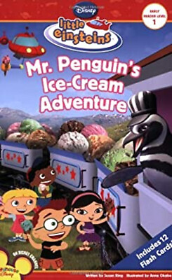 #ad Mr. Penguin#x27;s Ice Cream Adventure Paperback Ring Susan Disney Bo $9.42
