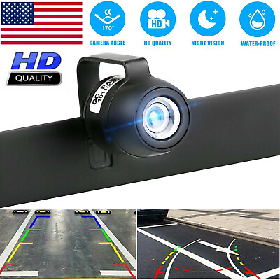 #ad 170° HD Car Rear View Camera Night Vision Backup Reverse Parking Cam Waterproof $13.98
