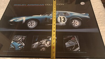 #ad Shelby American Collection event poster 1964 Daytona Coupe CSX2299 LeMans winner $20.00