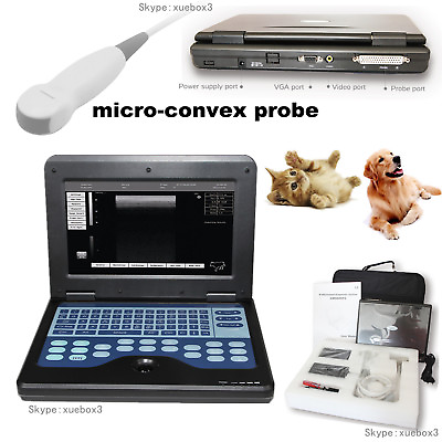 #ad Animal Dog Cat Pet Ultrasound Scanner Portable Laptop3.5Mhz Micro convx US Sell $1349.00