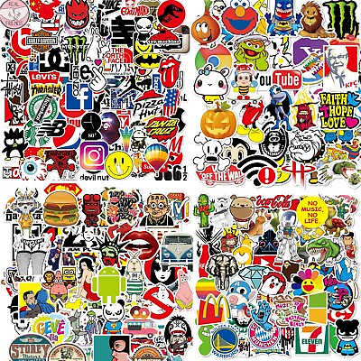 #ad 100 200 300 Skateboard Stickers Bomb Vinyl Laptop Luggage Decal Dope waterbottle $6.99