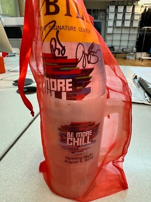 #ad Be More Chill Opening Night Gift Cup and Signed Playbill $145.00