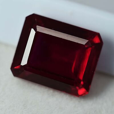 #ad 10 Ct Natural Red Ruby Pigeon Mozambique Emerald Cut Certified Loose Gemstone $14.82