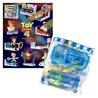 #ad 2019 McDonalds Toy Story 4 Disney Bo Peep’s Bottle Blast Toy #3 Happy Meal Toy $6.99