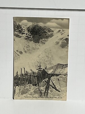 #ad Postcard Tuckerman Ravine Mt Washington White Mts. NH A58 $4.97
