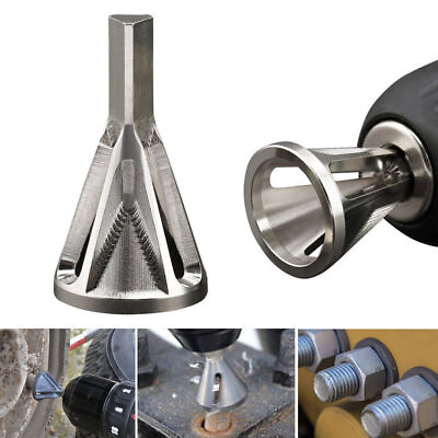#ad Steel Deburring External Chamfering Tools Burr Removal Tools Drill Bit $4.35