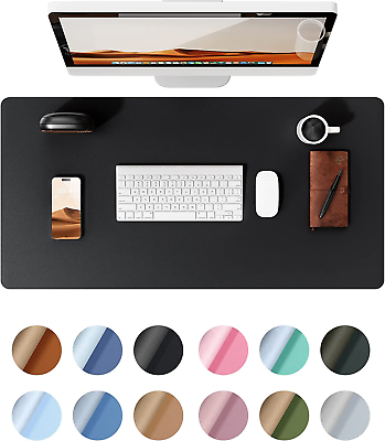 #ad Ysagi Leather Desk Pad Protector Office Desk Mat Large Mouse Pad Non Slip PU $22.71