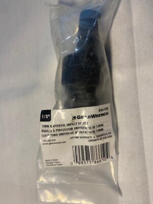 #ad Gearwrench 84610N 1 2quot; Drive 6 Point 10mm Universal Impact Metric Socket $6.00