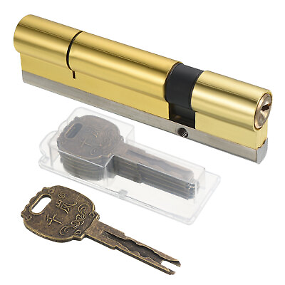 #ad 32.5 77.5 110mm Overall European Double Lock Cylinder with Keys $23.19