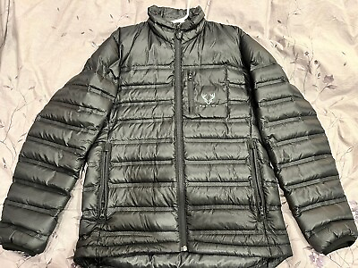 #ad Forloh Men’s Small ThermoNeutral Down Jacket Black Hunting USA Made $399 New $215.00