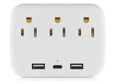 #ad Wall Adapter multi plugs built in All in one Travel Hub AC Power Supply US Plug $7.95