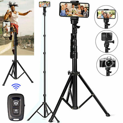 #ad 63quot; Selfie Stick Phone Tripod Stand with Bluetooth Remote Potable US Universal $16.73