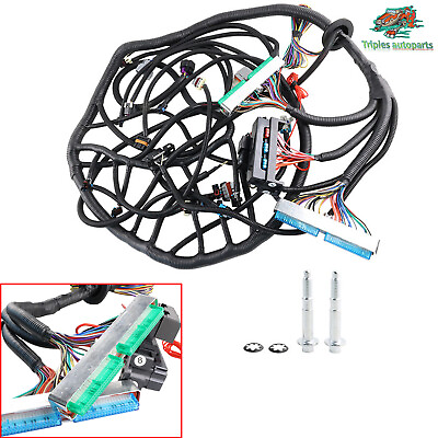 #ad For 2003 07 4.8 5.3 6.0 LS3 Engine Stand Alone Wiring Harness Drive By Wire DBW $92.88