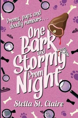 #ad ONE BARK AND STORMY PROM NIGHT HAPPY TAILS DOG WALKING By St. Stella Claire NEW $26.75