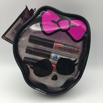 #ad Monster High Set 3 Flavored Lip Glosses Bitten Berry Scary Cherry Silver Voltage $19.99