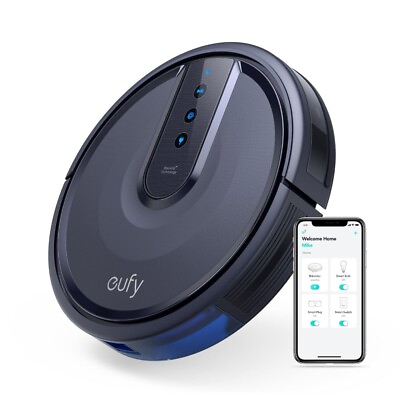 #ad Wi Fi Connected Robot Vacuum Great for Picking Up Pet Hairs Quiet Slim Vacuums $212.32