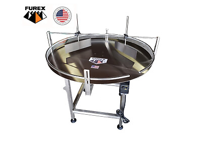 #ad Furex 36quot; Dia. Stainless Steel Accumulating Rotary Table with Unscrambler Unit $3450.00