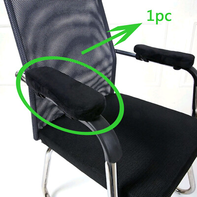 #ad 1x Armrest Pad Chair Arm cover Cushion Ergonomic Memory Foam Anti Slip Elbow $9.98