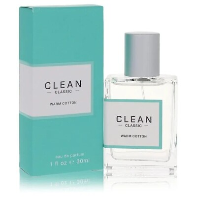 #ad Clean Warm Cotton Eau de Parfum Perfume for Women 1 oz 50 ml New In Box $24.95