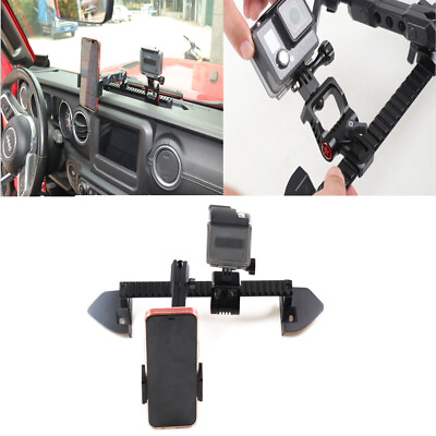 #ad Aluminum Alloy Car Mount Mobile Cell Bracket Support Fit For Jeep Wrangler JL18 $129.99
